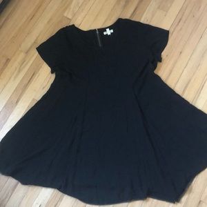 Silence & Noise Raw Hem Dress